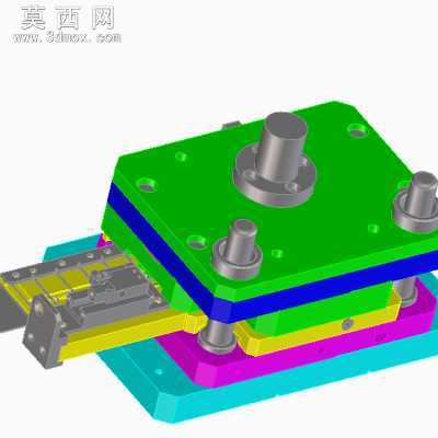 RJ45自动内模下料 3D模型