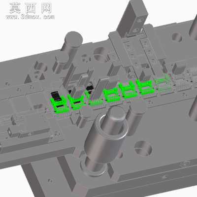 RJ45自动内模下料 3D模型
