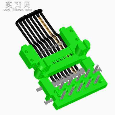 RJ45自动内模下料 3D模型