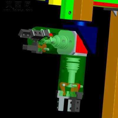 五自由度桁架机器人 3D模型