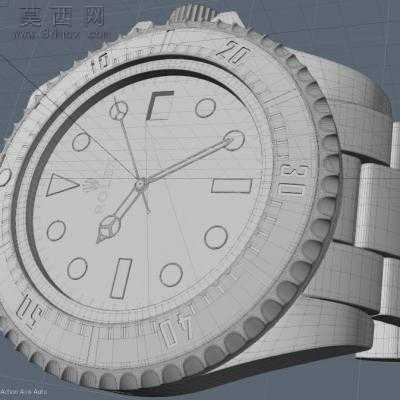 劳力士Deepsea精品手表3D模型 3D模型中望3D,