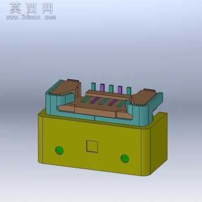 Mini USB 测试机 3D模型