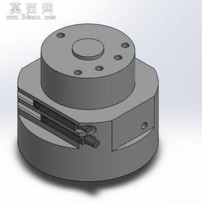 三爪气缸 3D模型