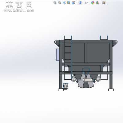 混凝土搅拌机 3D模型