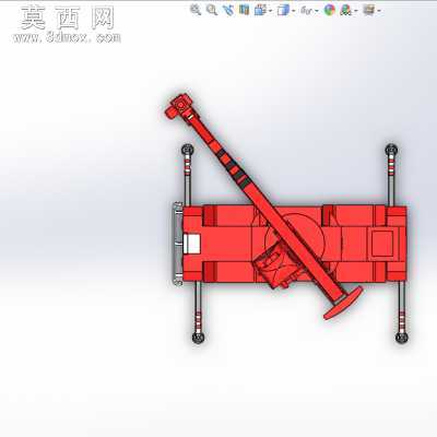 工程吊车 3D模型
