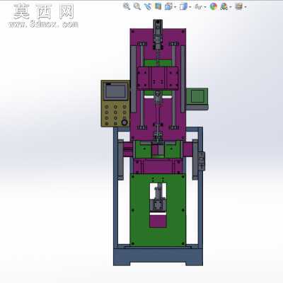 非标设计之减震器充气机step 3D模型