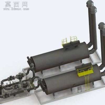 红外线加热器测量流量站SW设计 3D模型