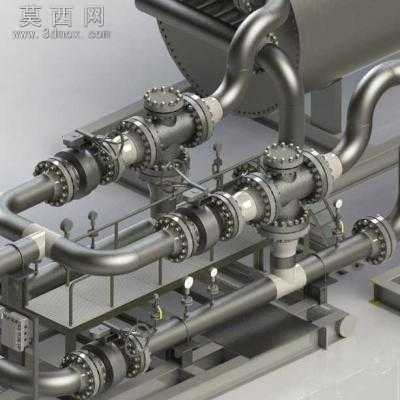 红外线加热器测量流量站SW设计 3D模型