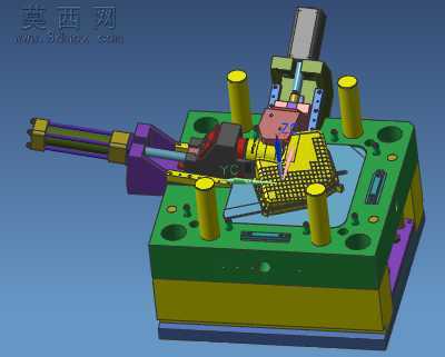 002模具设计 3D模型设计,