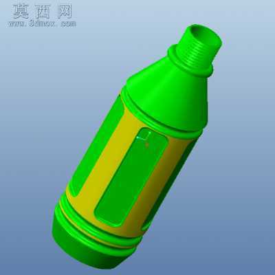 瓶子建模 3D模型