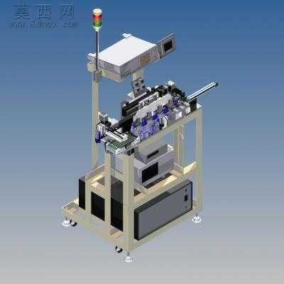 自动化电子检测设备 3D模型