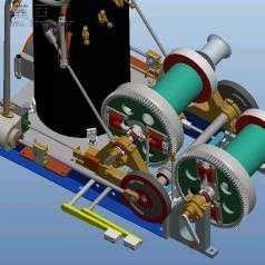 蒸汽炉PROE设计 3D模型