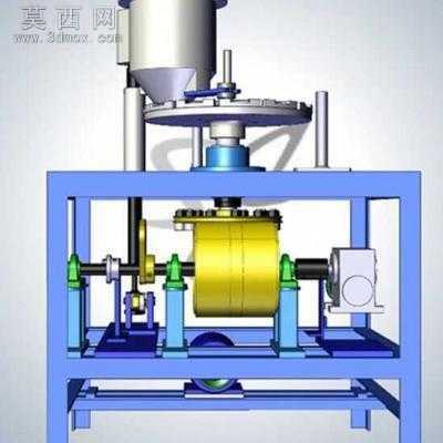 灯泡后盖水泥灌装机SW设计 3D模型
