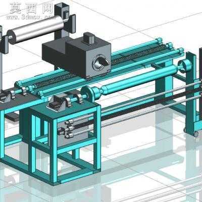 纤维缠绕机 3D模型