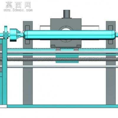 纤维缠绕机 3D模型