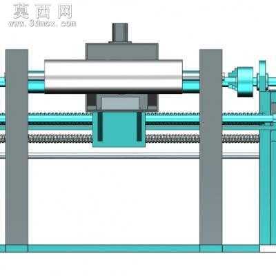 纤维缠绕机 3D模型