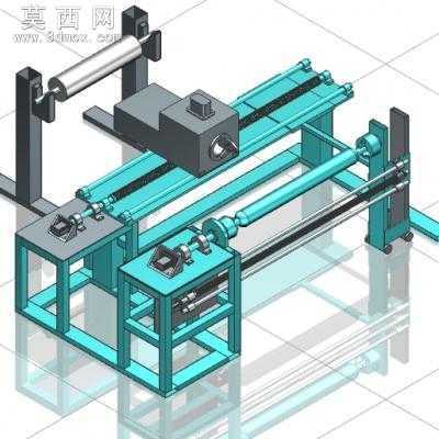 纤维缠绕机 3D模型
