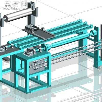 纤维缠绕机 3D模型
