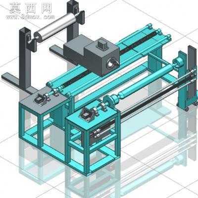 纤维缠绕机 3D模型