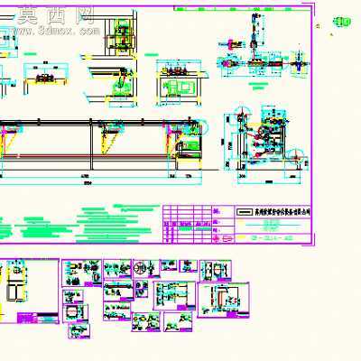 南通清洗机详细3D模型+工程图 3D模型AutoCAD.Mechanical设计,