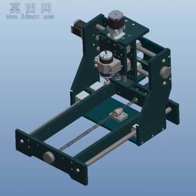 雕刻机总体 3D模型