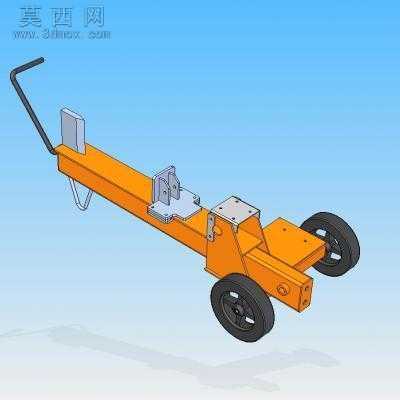劈木机 3D模型