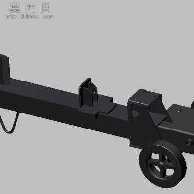 劈木机 3D模型