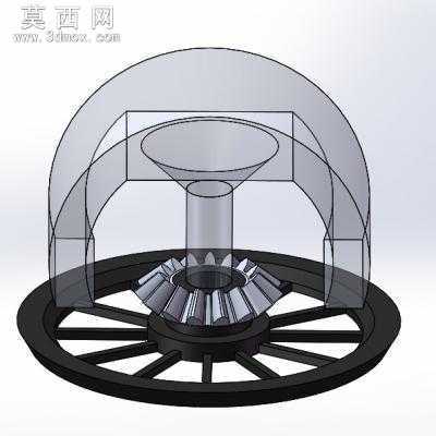 新型无碳扫地机 3D模型