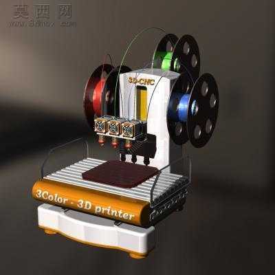 ��ɫ3D��ӡ�� 3Dģ��