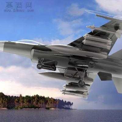 F-16战隼式战斗机 3D模型