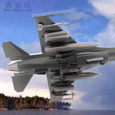 F-16战隼式战斗机 3D模型