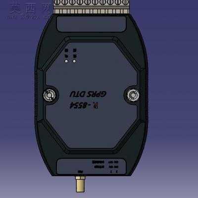 R-8554 GPRS DTU无线数传模块 3D模型
