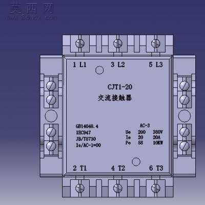 CJT1-20�����Ӵ��� 3Dģ��