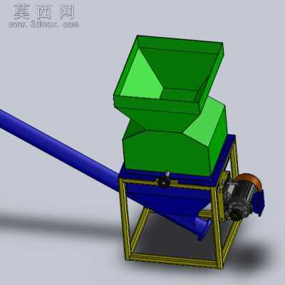 瓶子破碎机设计 3D模型