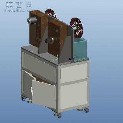 手机擦胶机 3D模型