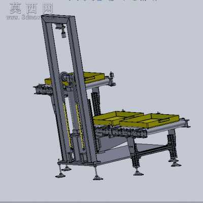 链条长度·张力调整机构 3D模型