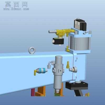 纵缝焊机 3D模型