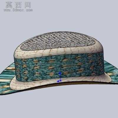 牛仔帽子 3D模型