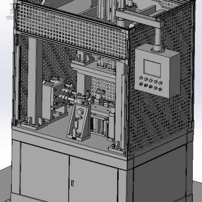 发动机缸盖碗型塞压装机 3D模型