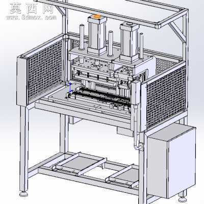 汽车密封条冲切机 3D模型