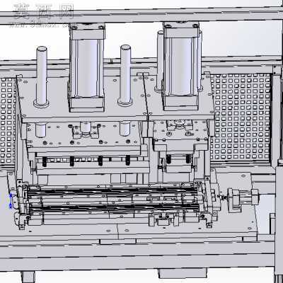 汽车密封条冲切机 3D模型