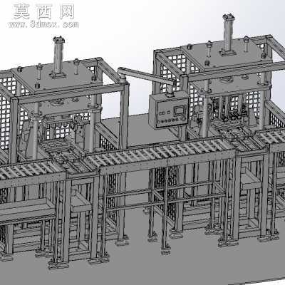 发动机缸体气水双检测测漏检具 3D模型