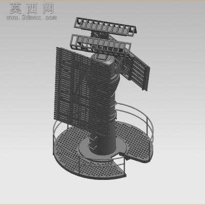 舰艇雷达 3D模型