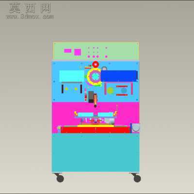 包装机有序包装 3D模型