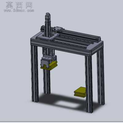 使用单轴机器人的中载传送组件 3D模型