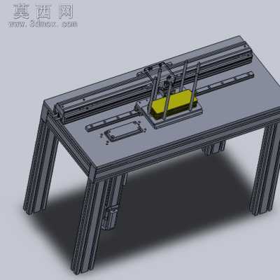 使用单轴机器人的轻载传送组件 3D模型