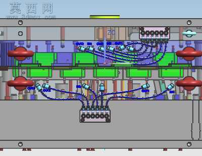 MD-10355 超复杂模具设计 3D模型设计,