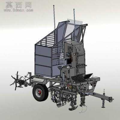 自动甜菜收获机 3D模型