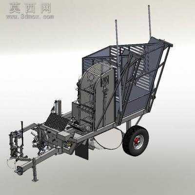 自动甜菜收获机 3D模型
