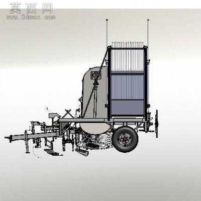自动甜菜收获机 3D模型